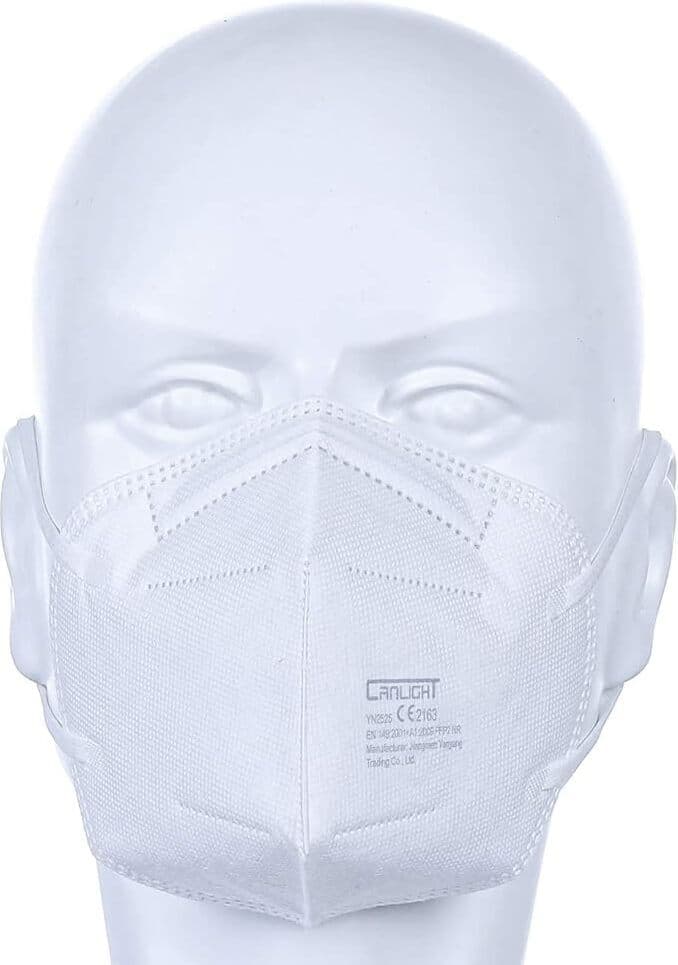 Maschera Protettiva FFP2 Bianca - Alta Efficienza Filtrante